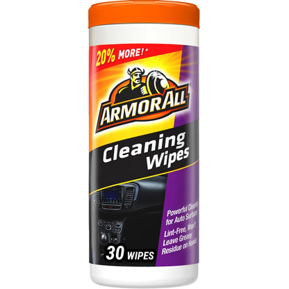 Armor All Interior Car Cleaning Wipes Car Wipes for Dirt and Dust 30 Count
