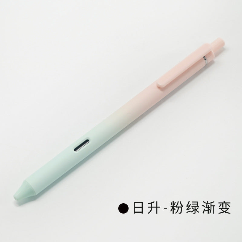 Gradient Color Quick-Dry Student Pens - Wholesale Set
